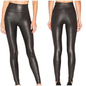 Spanx women’s Faux Leather Leggings black size small